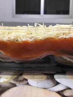 Una foto de Lasaña de berenjenas 🍆