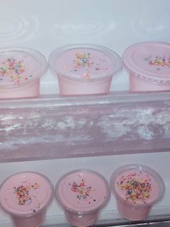 Foto resep Es krim strawberry