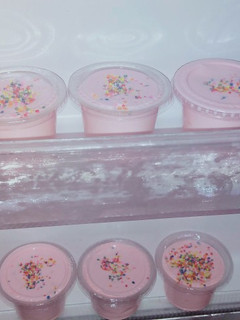 Foto resep Es krim strawberry