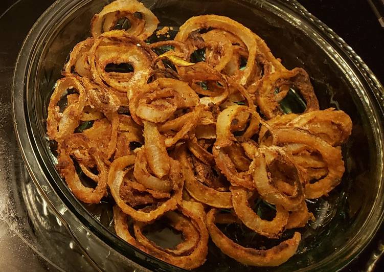 Recipe of Appetizing Oven Baked Onion Rings