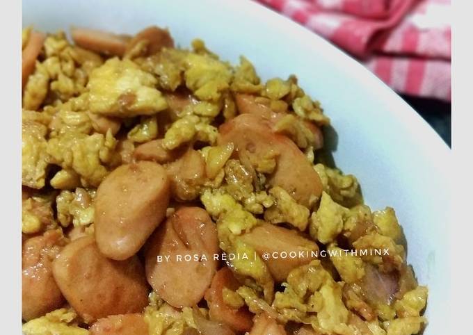 Resep Orak Arik Telur Sosis Oleh Rosa Redia Cookpad