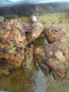 Una foto de Pollo asado rápido