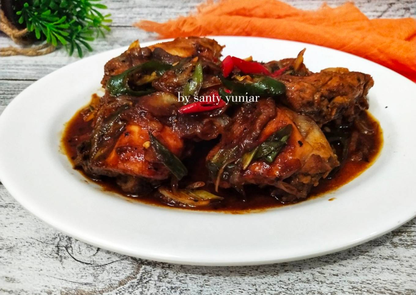 Ayam Goreng Airfryer Saus Lada Hitam