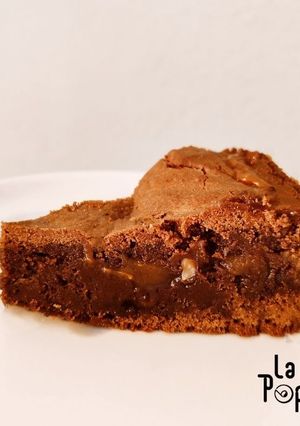 Une photo de Brownie chocolat caramel