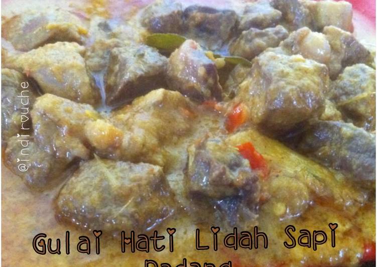 Gulai Hati Lidah Sapi Padang