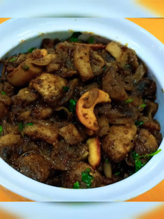 😋 காளான் சுக்கா, mushroom chukka Recipe in Tamil)😋 செய்முறை முக்கிய புகைப்படம்