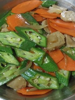 Foto resep Tumis Okra Bakso Sapi