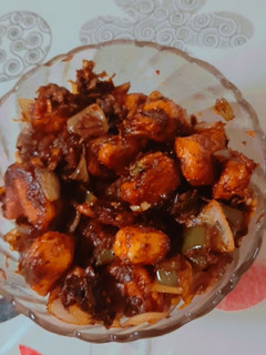 A picture of Paneer Chilli.