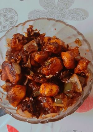 A picture of Paneer Chilli.