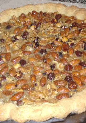 Una foto de Tarta de frutos secos