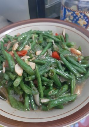 Foto resep Kacang panjang tumis terasi