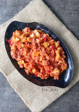 Foto resep Tumis Kentang Kornet