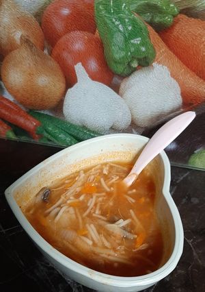 عکسی از دستور سوپ بلدرچین