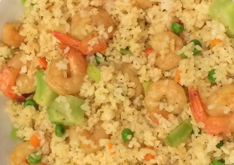 Shrimp fried Rice with vegetable
