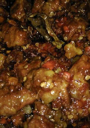 Foto resep Oseng mercon sandung lamur