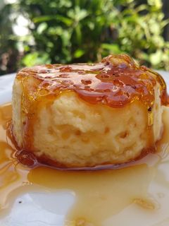 Foto resep Spongy Custard Pudding (caramel pudding non oven)