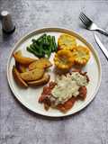 Chicken Steak w/ Mushroom Sauce