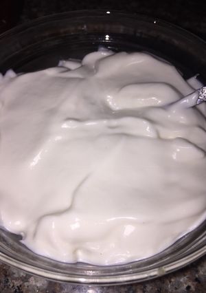 صورة لوصفة كريم الثوم (المثومه)