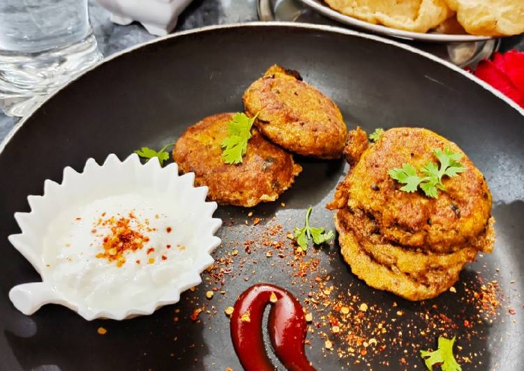 Shami kabab with Paratha