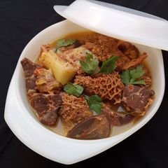 A picture of Offals pepper soup.