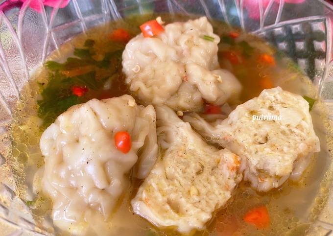 Bahan Buat Sop cuanki  bakso udang  yang Lezat 