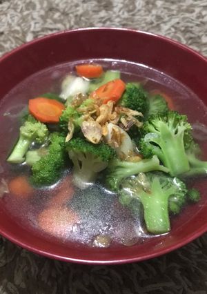 Foto resep Sup Brokoli Wortel simple