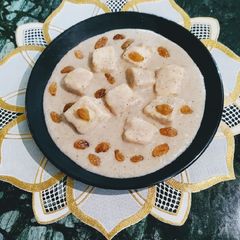 A picture of Paneer in White Gravy.