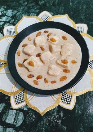 A picture of Paneer in White Gravy.