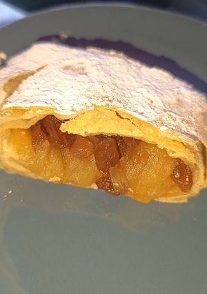 Una foto de Strudel de Manzana
