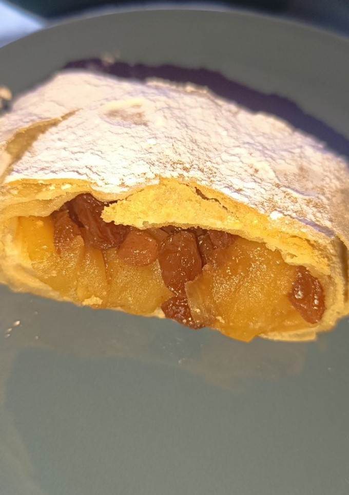 Una foto de Strudel de Manzana