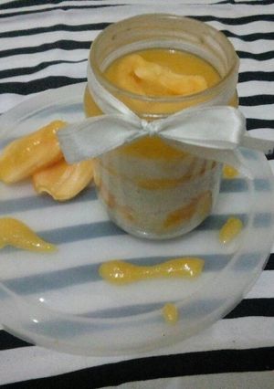 Foto resep Ketan vla nangka