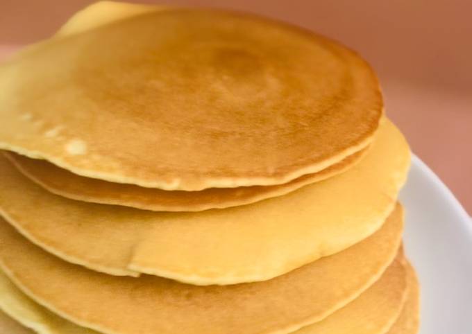 Eggless pancakes 🥞 Recipe
