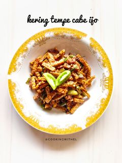 Foto resep Kering tempe cabe ijo