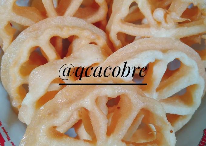 Bagaimana Membuat Kembang goyang modal 15rb an dpt byk 😍 Anti Gagal