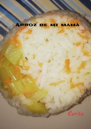 Una foto de Arroz de mi mamá
