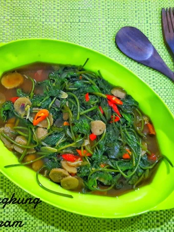 Langkah Mudah untuk Membikin Resep Tumis Kangkung Saos Tiram #dapurelbeweek16 yang Menggugah Selera Anti Ribet, Bisa Manjain Lidah