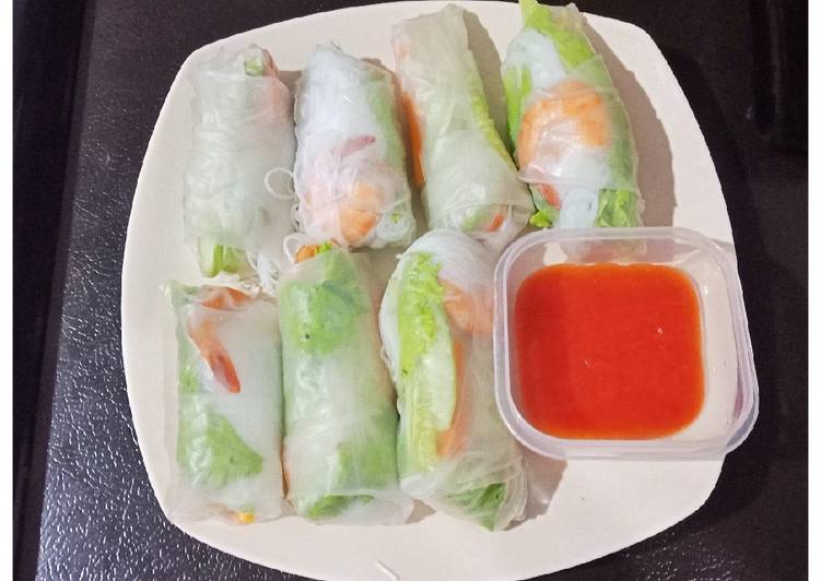 Bagaimana Membuat Rice paper roll (vietnam spring roll) Anti Gagal