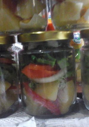 Foto resep Salad in Jar