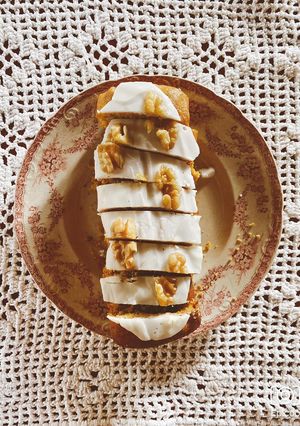 Una foto de 💞Budín de zanahoria con trocitos de nueces 🥕🍞