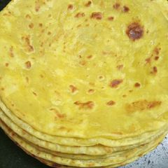 A picture of Pumpkin chapati.