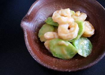Easiest Way to Cook Perfect Broccoli Stem  Prawns Nuta Salad with Miso Dressing