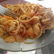 Vermicelli con pollo y verduras