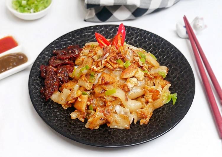 Cara Gampang memasak Kwetiau Goreng Medan Telur Bebek yang Enak Banget