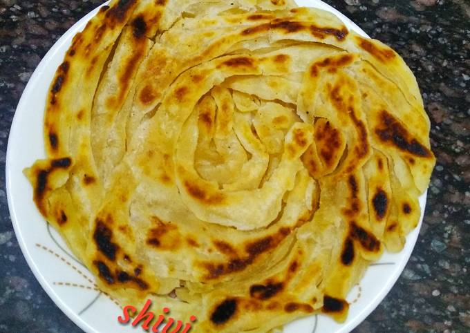 Steps to Make Thomas Keller Kerala parotha