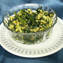 A picture of Fenugreek leaves Sabji (Methi leaves Sabji).