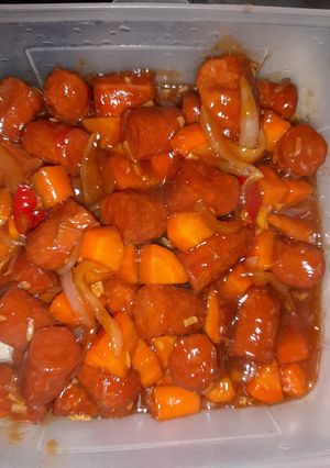 Foto resep Tumis sosis wortel asam manis