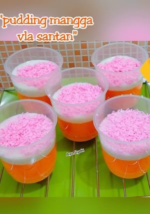 Foto resep Pudding Mangga Vla Santan