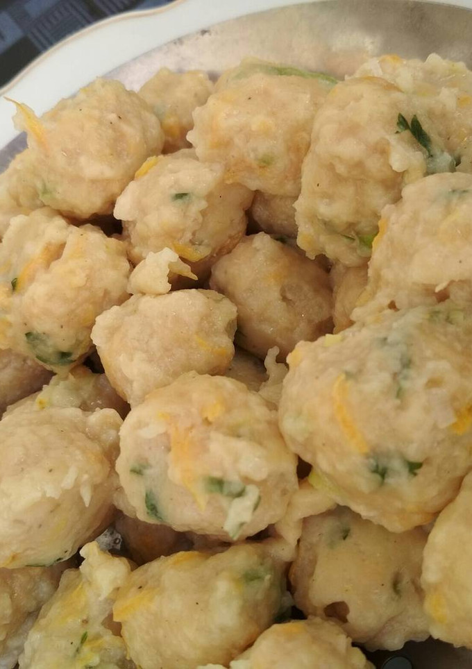 Foto resep Bakso ayam wortel