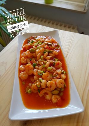 Foto resep Sambel goreng udang pete praktis