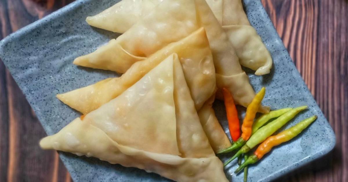 Resep Kulit Pangsit Isi Jagung Mayo Dengan Bahan Sederhana